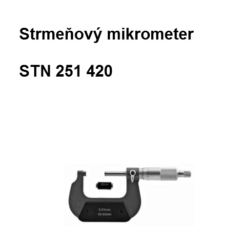 Strmeňový mikrometer 50-75 0,01mm