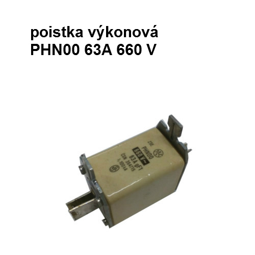 Poistka výkonová PHN00 63A gF1 660 V