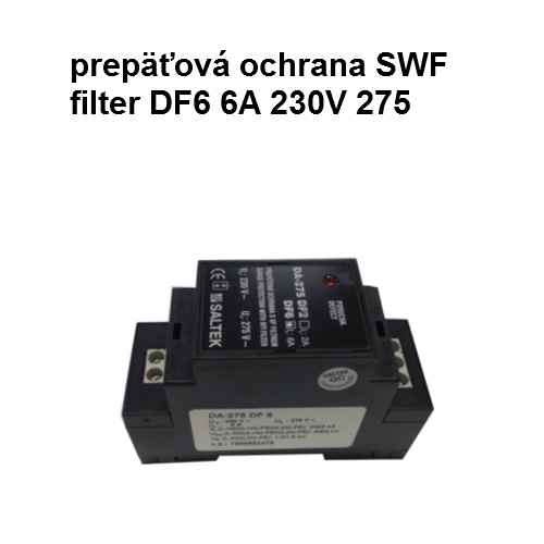 Prepäťová ochrana SWF s filtrom DF6 6A 230V 275 