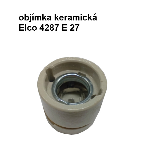 Objímka keramická Elco 4287 E27