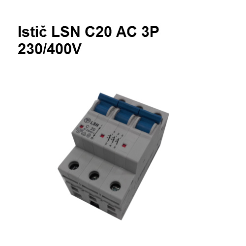 Istič ochranný LSN C20 AC 3 rad 230/400V