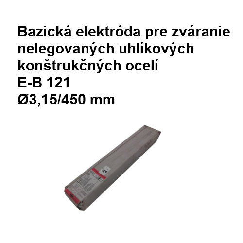 Elektróda bazická E-B 121, Ø3,15/450 mm
