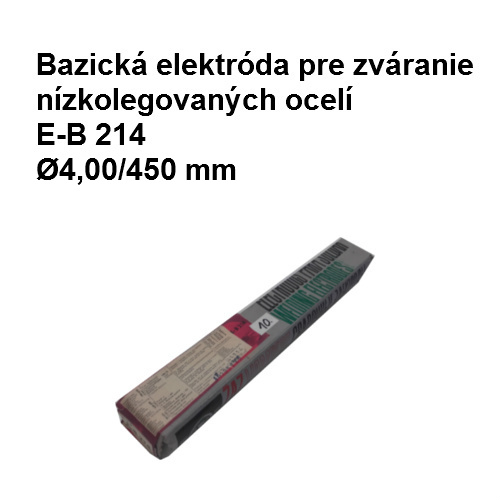 Elektróda bazická E-B 214,  Ø4,00/450 mm