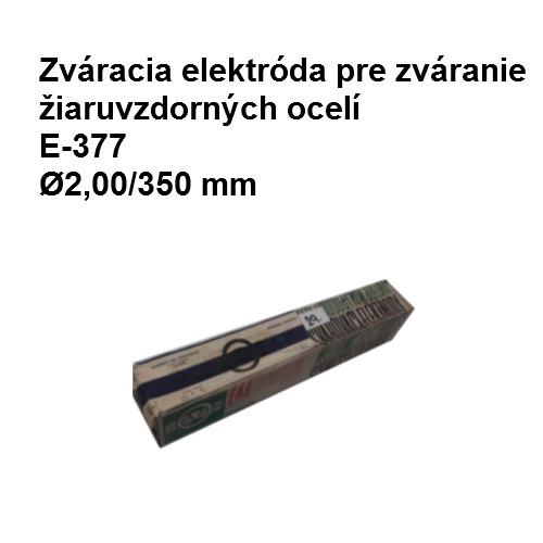 Elektróda pre zvarovanie žiaruvzdornej oceli E-377,  ?2,00/350 mm