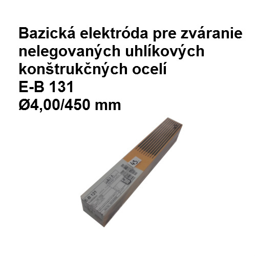 Elektróda bazická E-B 121,    ?4,00/450 mm