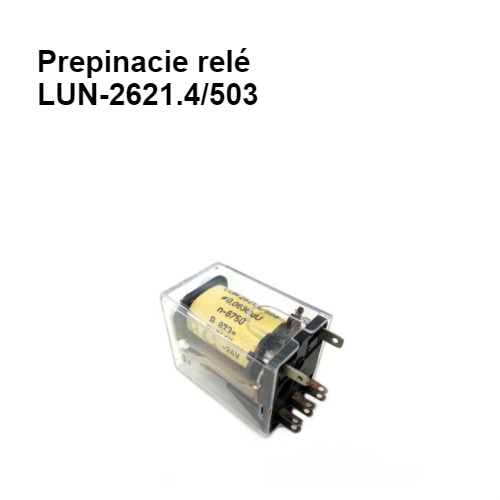 Relé prepínacie LUN-2621.4/503