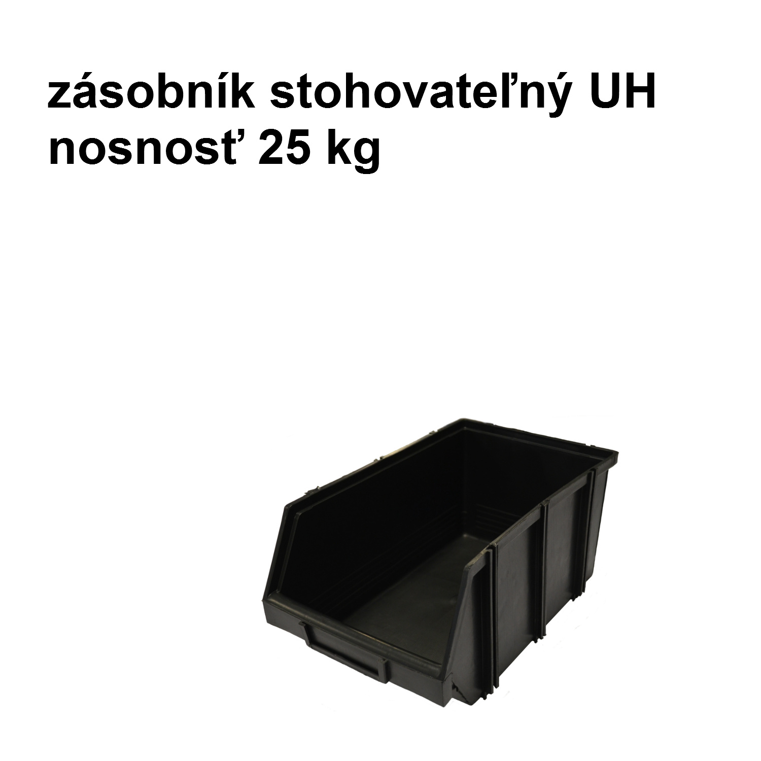 plastový box skosený, MODUL 2.1 nosnosť 10kg, rozmery 195š x 340h x 140v mm