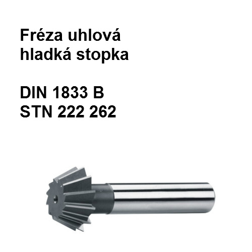 Fréza uhlová hladká stopka 60x25 X3 X3, HSS 02  