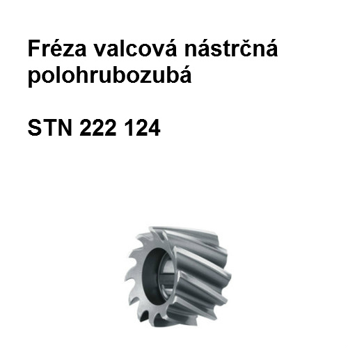 Fréza valcová polohrubozubá nástrčná 63x100 HSS