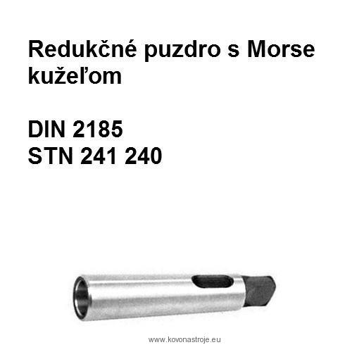 Redukčné puzdro s Morse kužeľom 4x2