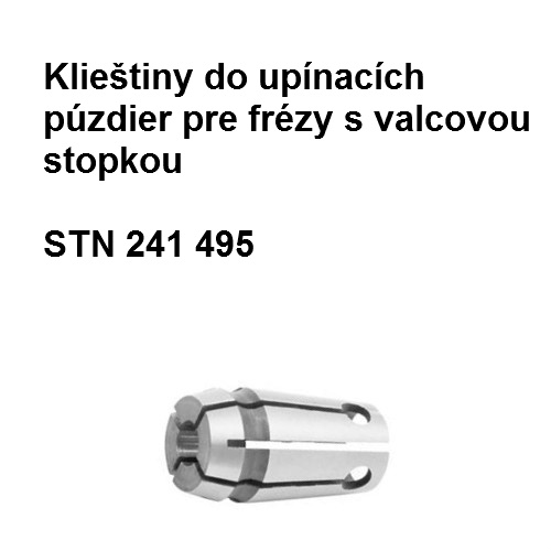 Klieštiny do upínacích puzdier pre frézy s valcovou stopkou 28x16