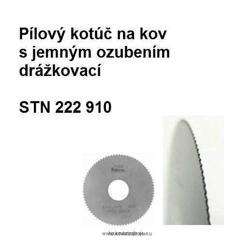 Pílový kotúč na kov s jemným ozubením drážkovací 40x4x10