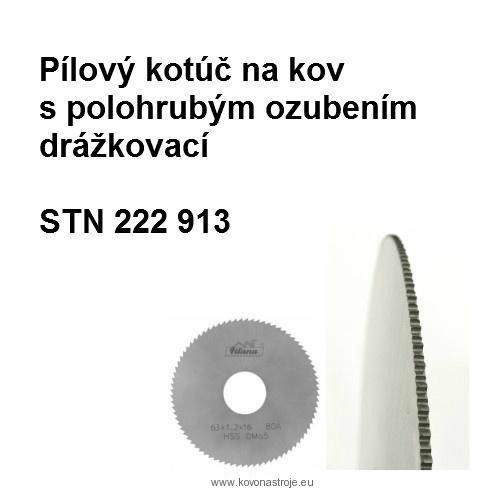 Pílový kotúč na kovy s polohrubým ozubením 160x1,6x27 HSS 30