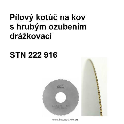 Pílový kotúč na kovy s hrubým ozubením drážkovací 200x5x32 HSS 30