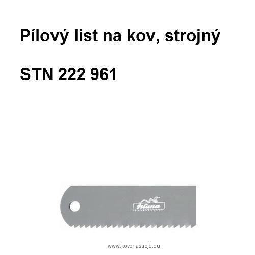 Pílový list na kov strojný 600x50x6,3 Rapidax extra HSS30