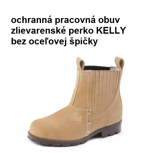 Pracovná obuv -  zlievarenské perko KELLY, veľkosť: 39/6 bez oceľ. špičky