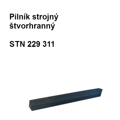 Pilník strojný štvorhranný  150/2