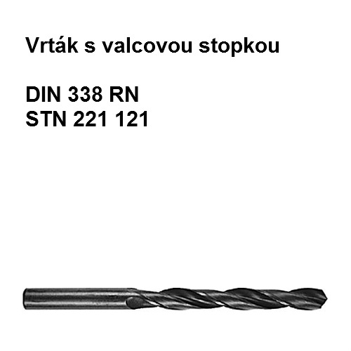 Vrták s valcovou stopkou 4,7mm HSS