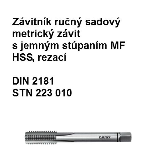 zavitnik 223010 MF HSS rezaci din 2181