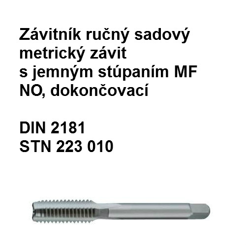 zavitnik 223010 MF NO dokoncovaci din 2181