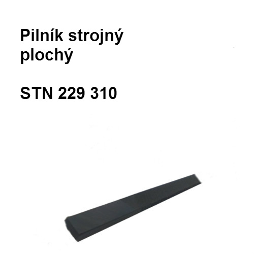 Pilník strojný plochý  200