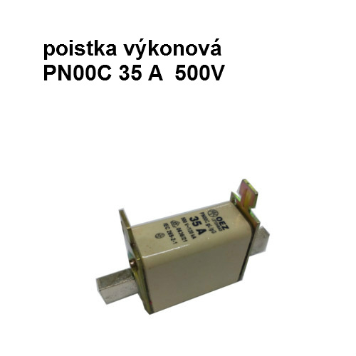 Poistka výkonová PN00C 35A 500V 