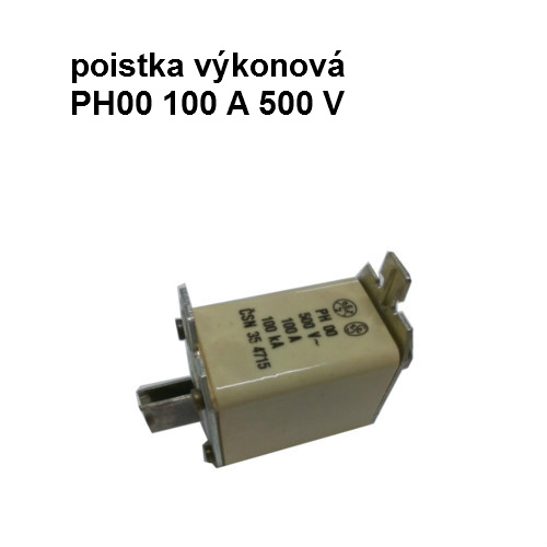 Poistka výkonová PH00 100A 500 V