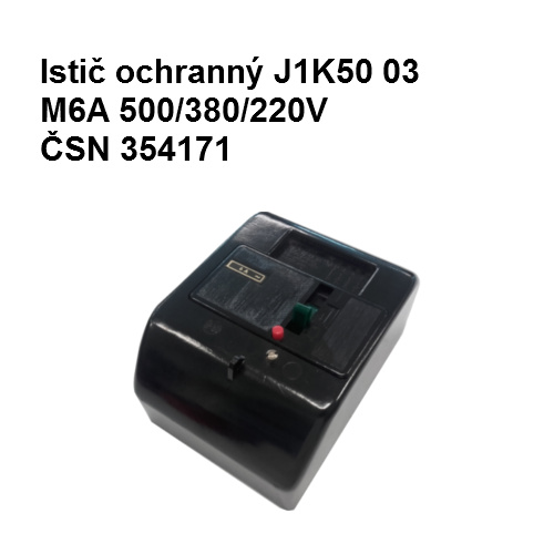 Istič ochranný J1K50 03 M6A 500-380-220V