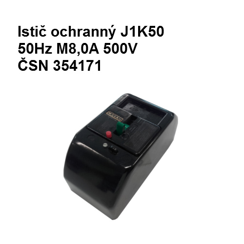 Istič ochranný J1K50 50Hz M8,0A 500V