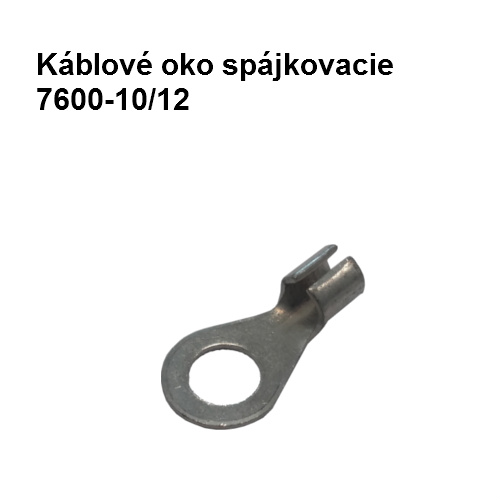 Káblové oko spájkovacie 7600-10/12