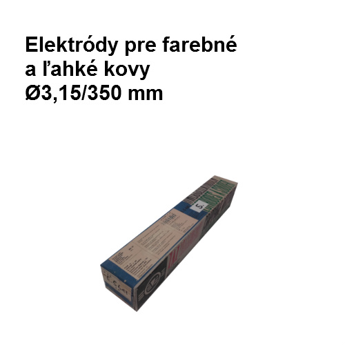 Elektróda pre farebné a ľahké kovy E-S 641,  Ø3,15/350 mm