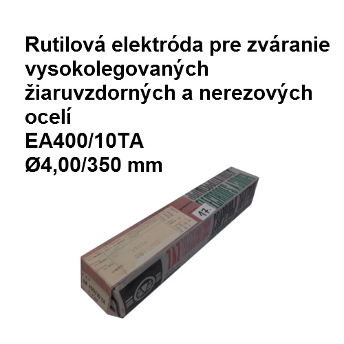 Elektróda rutilová EA 400/10TA,   Ø4,00/350 mm