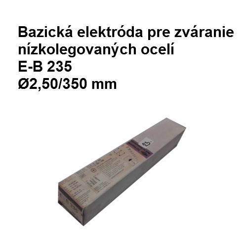 Elektróda bazická E-B 235,  ?2,50/350 mm