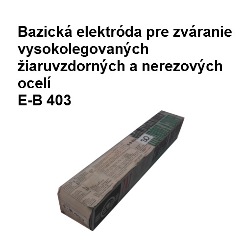 Elektróda bazická E-B 403,   ?3,15/350 mm