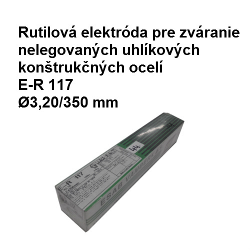 Elektróda rutilová E-R117,   ?3,20/350 mm
