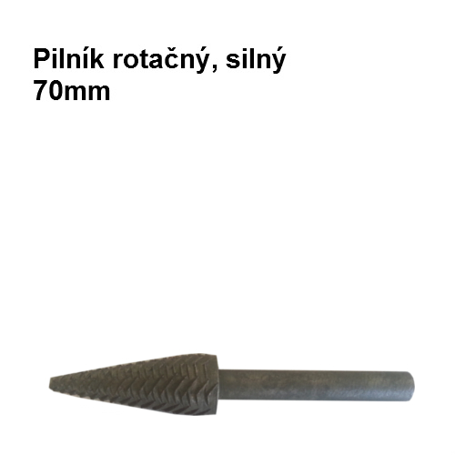 Pilník rotačný silný 70mm, č. 9