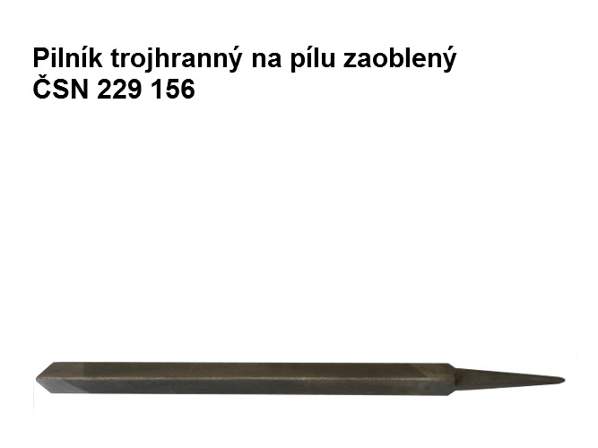 Pilník trojhranný na pílu zaoblený 150/3