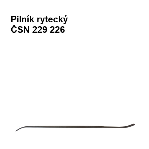 Pilník rytecký 180/2, ČSN 229226