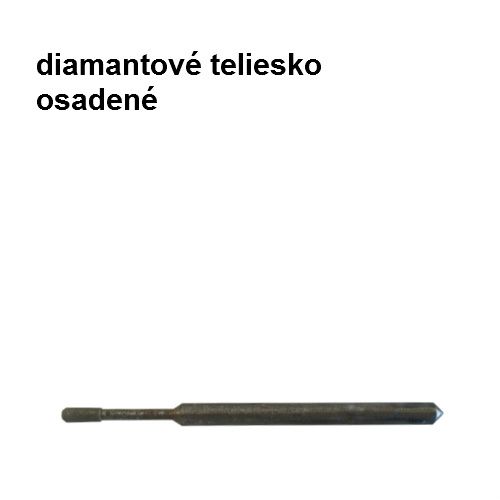 Diamantové teliesko 3x50 osadené