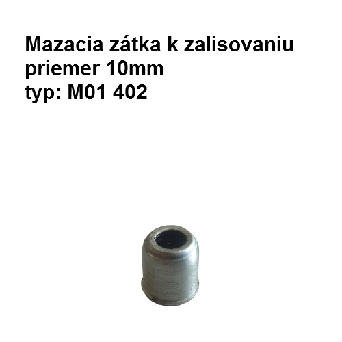 Mazacia zátka k zalisovaniu, priemer 10mm