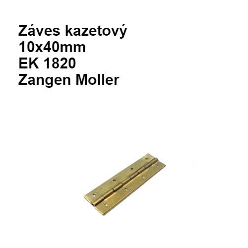 Kazetový záves 10x40mm