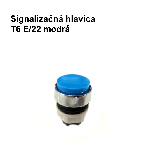 Signalizačná hlavica T6 E/22 modrá