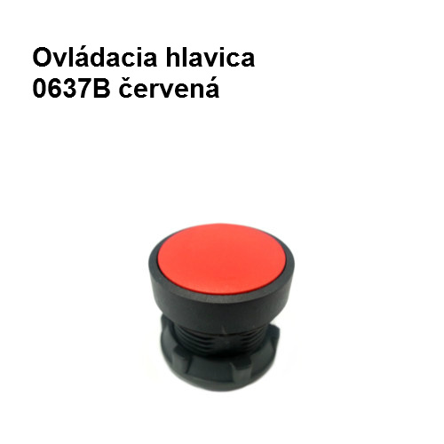 Ovládacia hlavica 0637B červená