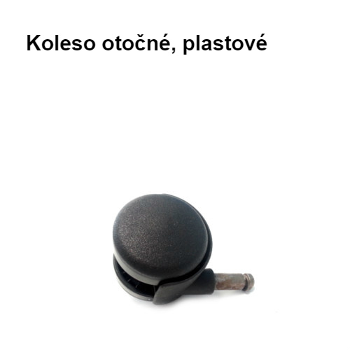 Koleso otočné, plastové