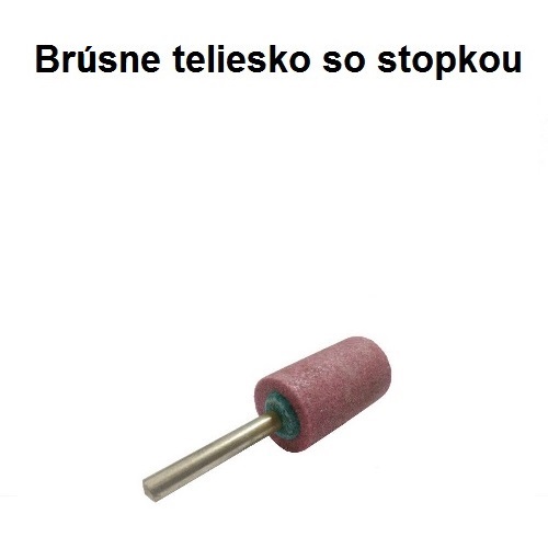 Brúsne teliesko valcové so stopkou 25x40-6x40