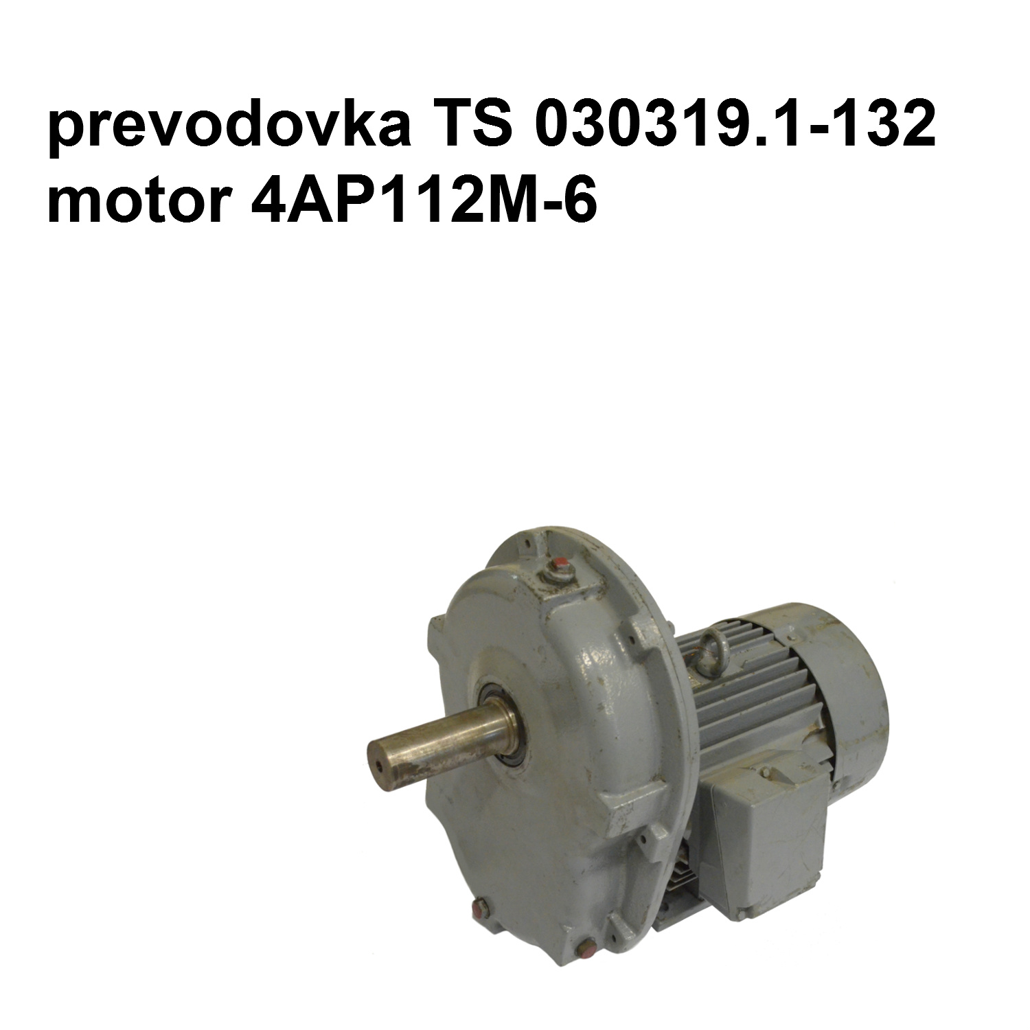 prevodovkaTS 030319.1-132, P1 3 kW, n1 940/min, i 5, motor 4AP112M-6,  3 kW, 940 ot/min