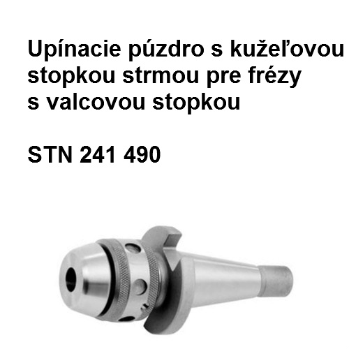 Upínacie puzdro s kužeľovou stopkou strmou pre frézy s valcovou stopkou 30x16