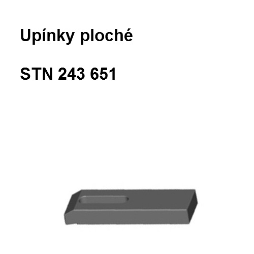 Upínky ploché 18x100